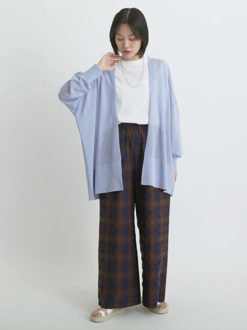 sm2rhythm「シアーロングカーディガン」|カーディガン|