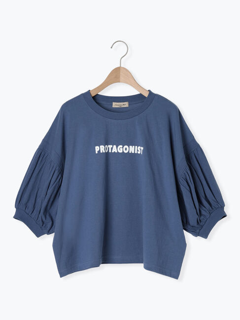 Samansa Mos2「プリントアソートパフスリーブカットソー」|Tシャツ・カットソー|