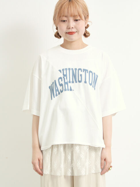 SM2「ブロッキングロゴプリントTシャツ」|Tシャツ・カットソー|