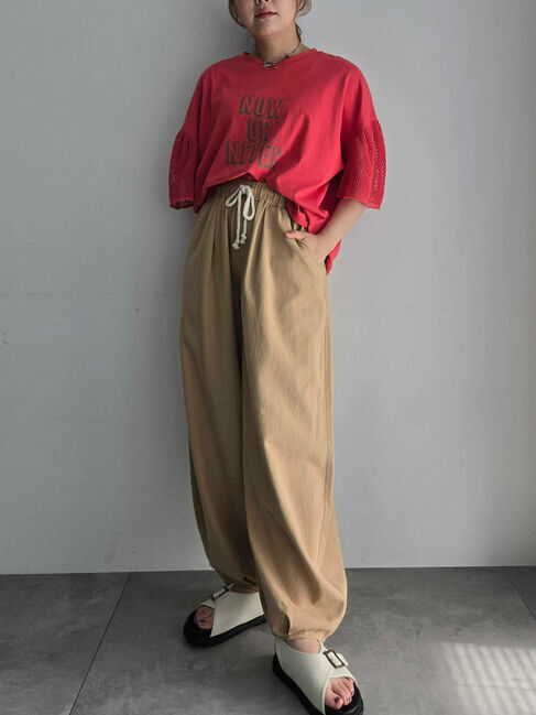 SM2「[接触冷感]袖メッシュプリントTシャツ」|Tシャツ・カットソー|