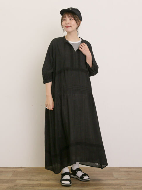 Samansa Mos2「【S/Mサイズ】◎レース切替ワンピース」|ワンピース|