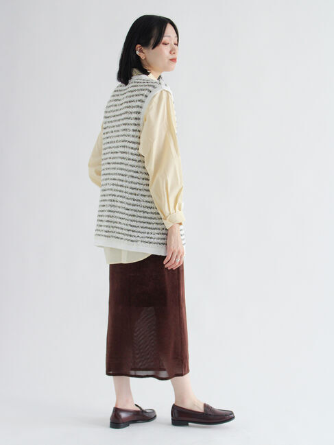 sm2rhythm「シアーベロアレイヤードスカート」|スカート|