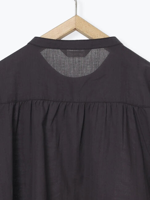 Samansa Mos2 blue「ピンタックブラウス」|シャツ・ブラウス|