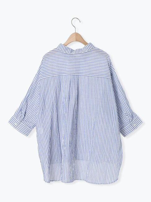 SM2「ストライプ柄七分袖シャツ」|シャツ・ブラウス|