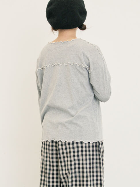 Samansa Mos2「[CYCLO]配色メロークルーネックカットソー」|Tシャツ・カットソー|