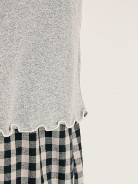 Samansa Mos2「[CYCLO]配色メロークルーネックカットソー」|Tシャツ・カットソー|