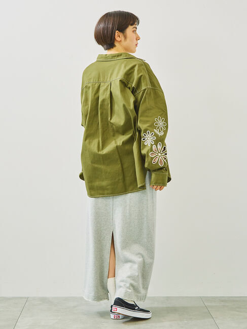 SM2「くり抜きフラワー刺繍シャツ」|シャツ・ブラウス|