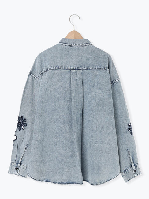 SM2「くり抜きフラワー刺繍シャツ」|シャツ・ブラウス|