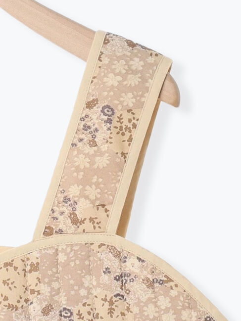 Samansa Mos2「パッチワーク風花柄キルトビスチェ」|ダウンベスト・ベスト|