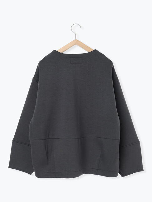 Samansa Mos2 blue「ダンボールクルーネックジャケット」|その他|