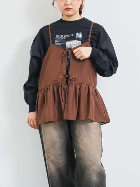 SM2「前後2wayキャミビスチェ」|シャツ・ブラウス|ブラウン