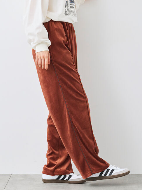 SM2「ラビットベロアイージーパンツ」|その他|ダークオレンジ