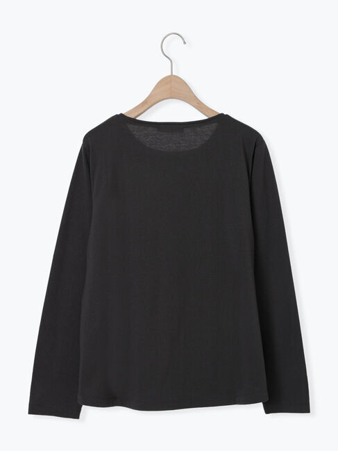 Samansa Mos2 blue「ビスチェドッキングカットソー」|Tシャツ・カットソー|