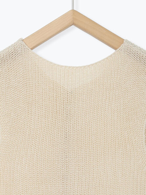 Samansa Mos2 blue「バンダナ付きニットベスト」|ニット・セーター|