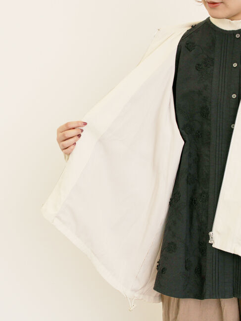 Samansa Mos2「襟付きマウンテンパーカー」|ブルゾン・スタジャン|