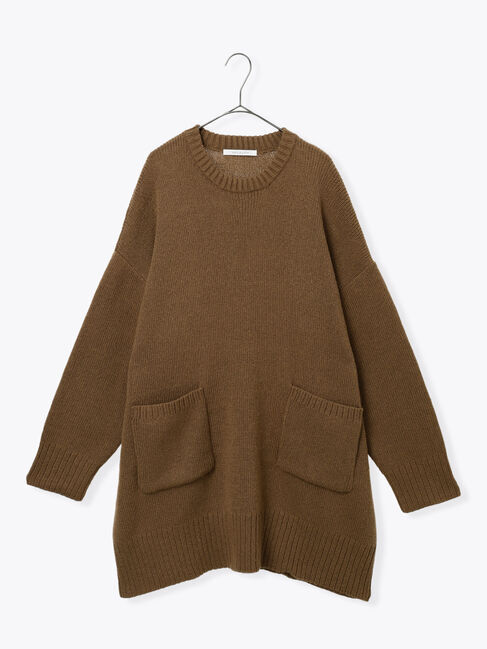 sm2rhythm「モヘヤライクニットチュニックワンピース」|ワンピース|