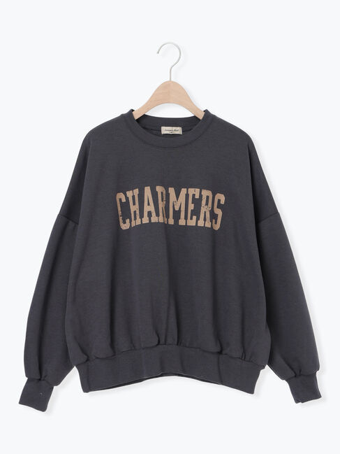 Samansa Mos2「プリントゆるスウェット」|Tシャツ・カットソー|