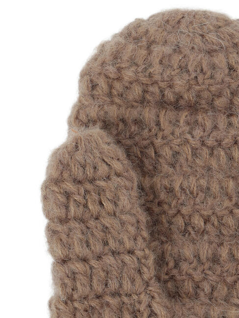 Samansa Mos2「モチーフ編みミトン」|手袋|