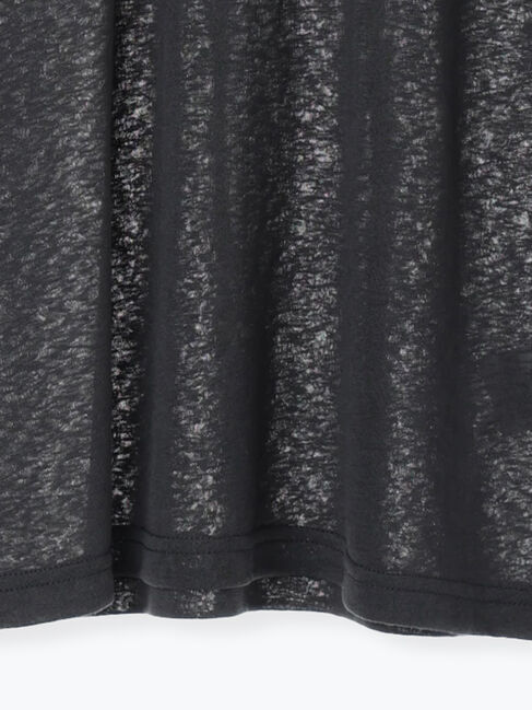 Samansa Mos2 blue「レイヤード風ロンT」|Tシャツ・カットソー|