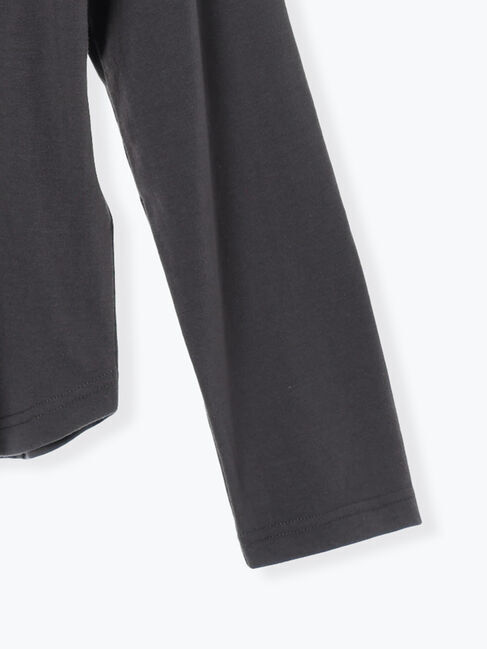 Samansa Mos2 blue「ワンポイント刺繍プルオーバー」|Tシャツ・カットソー|