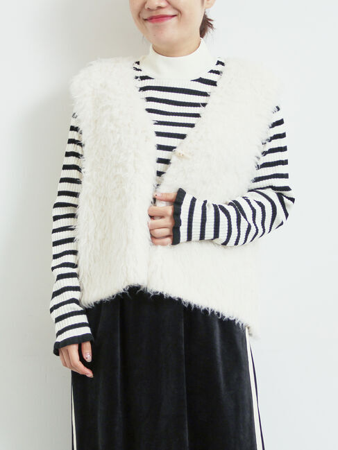 SM2「トグルニットベスト」|ダウンベスト・ベスト|