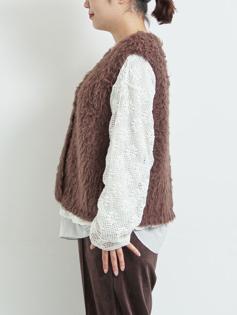 SM2「トグルニットベスト」|ダウンベスト・ベスト|