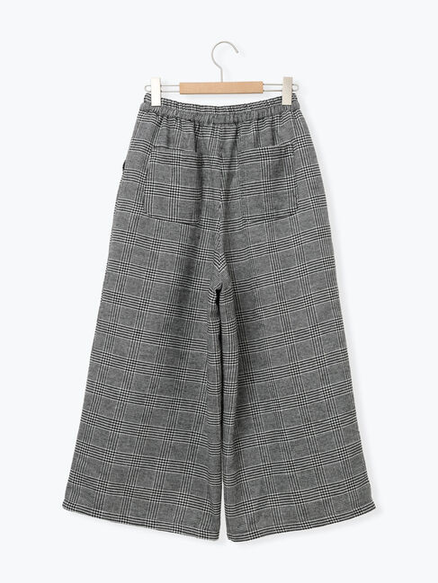 Samansa Mos2「【M/Lサイズ】チェック柄ワイドパンツ」|その他|