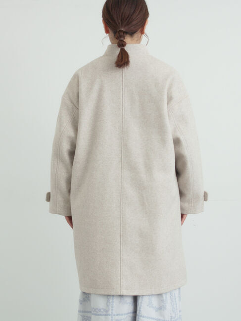 Samansa Mos2「ウールライクスタンドネックコート」|その他|