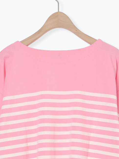 Samansa Mos2「パネルボーダーバスクシャツ」|Tシャツ・カットソー|