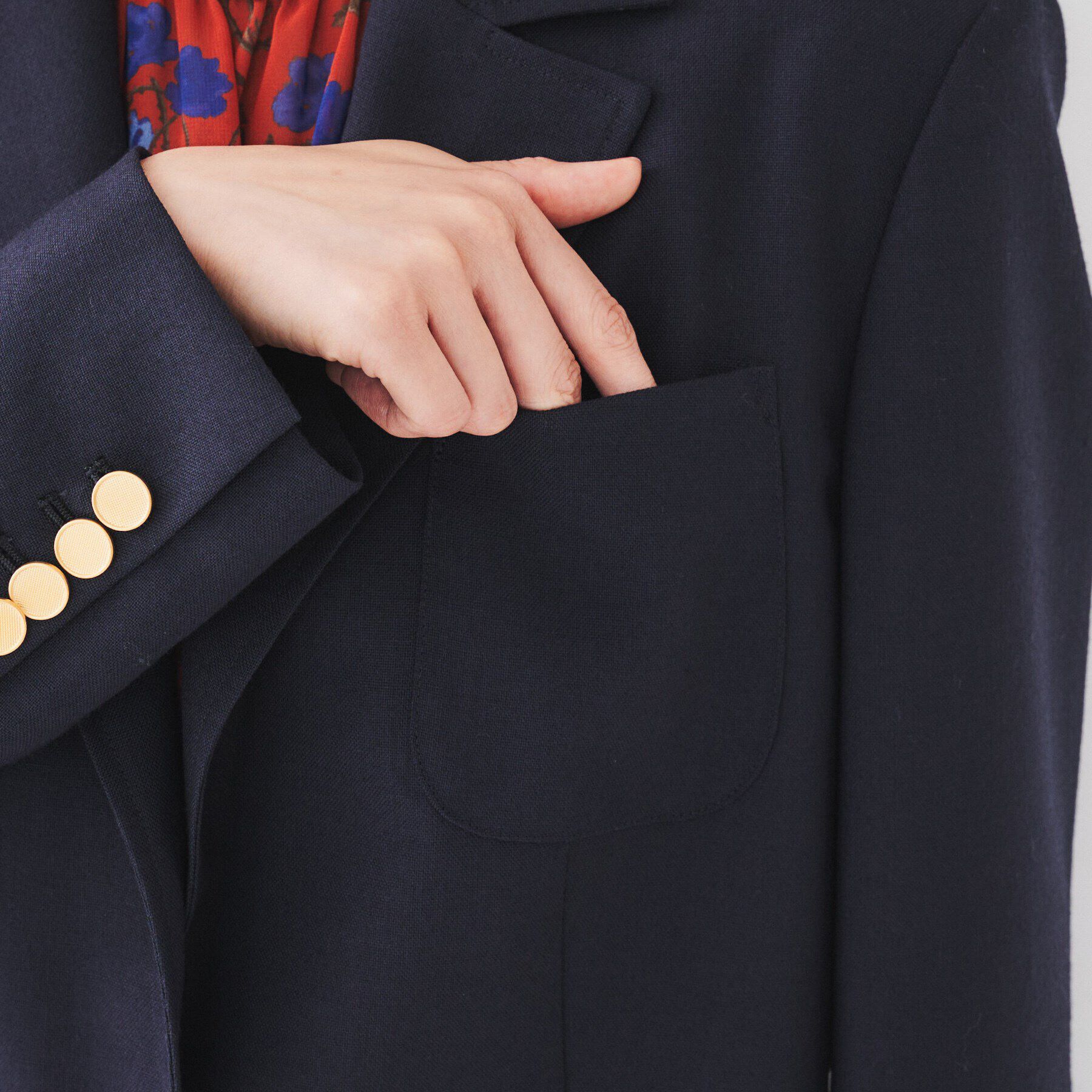 UNTITLED「【紺ブレ/セットアップ可能/テーラード】オックスブレザー」|テーラードジャケット|