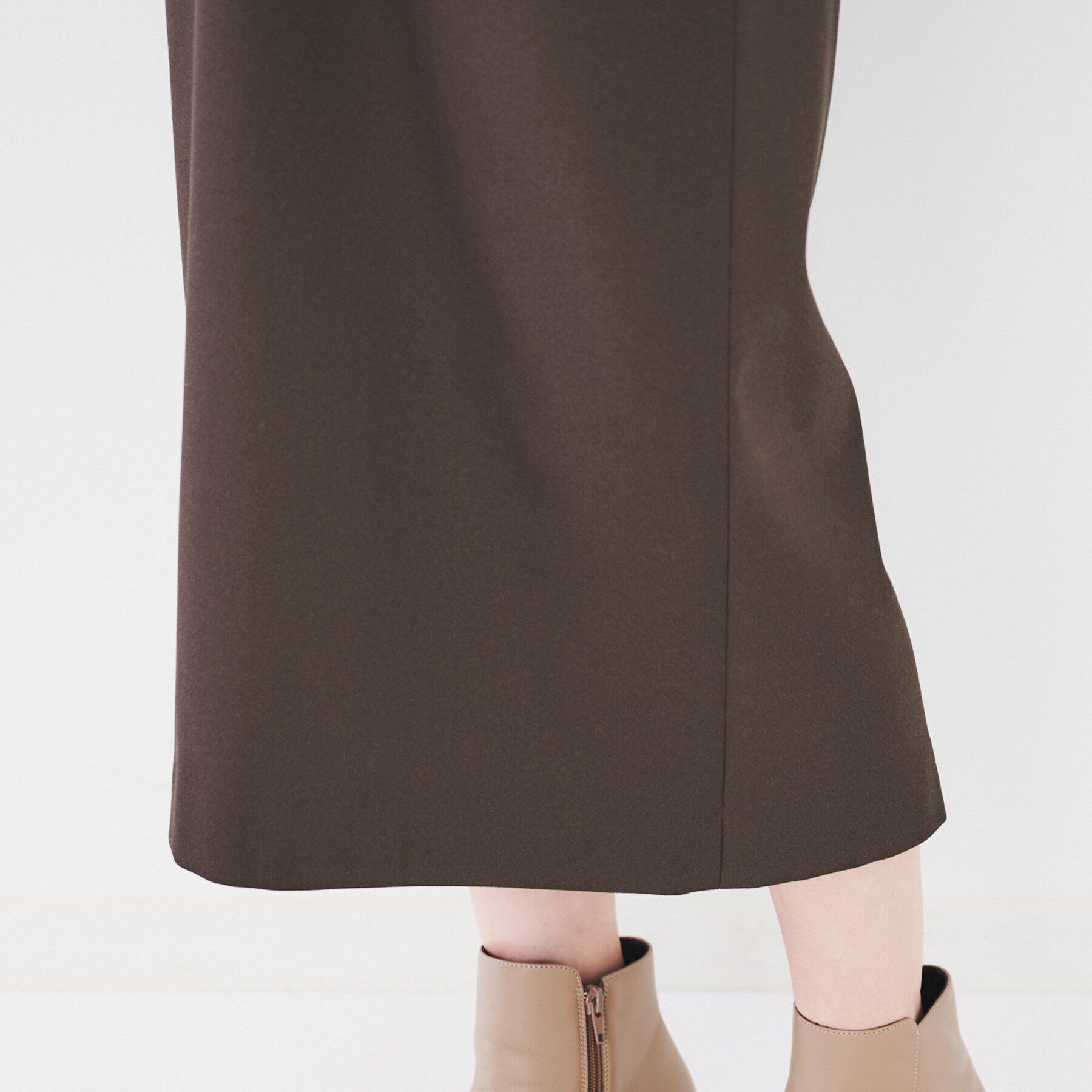 UNTITLED「【肩紐取り外し可/日本製/ミモレ丈】2WAYジャンパースカート」|スカート|