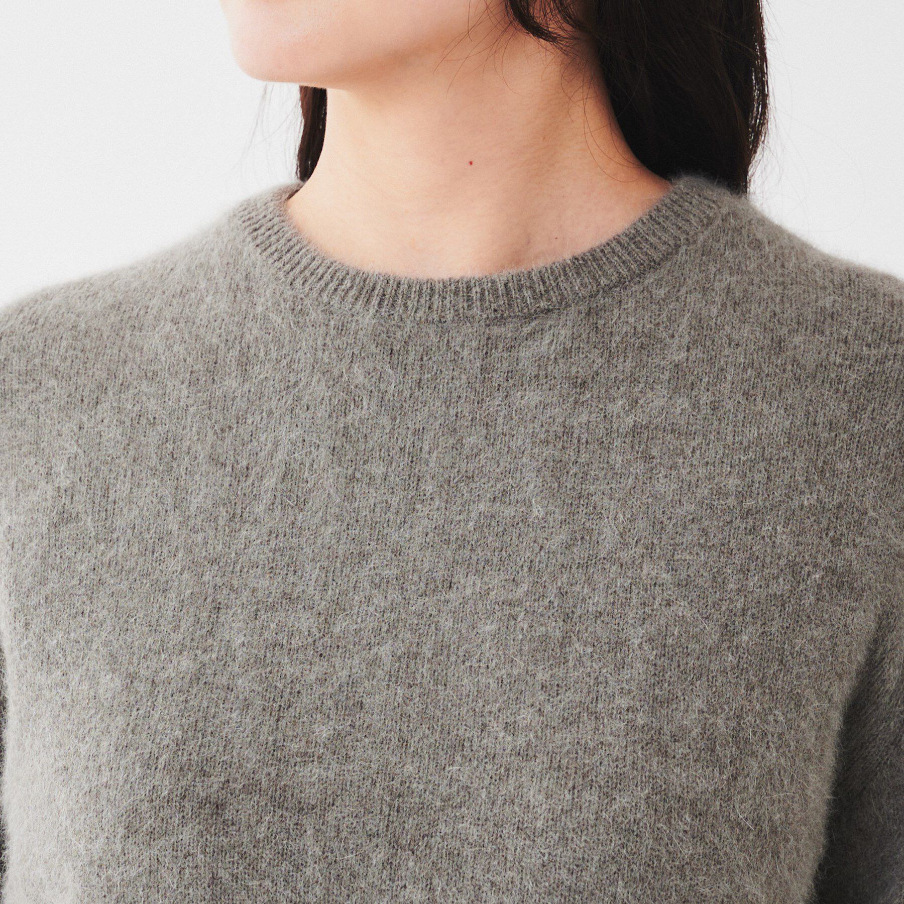 UNTITLED「ウールフォックス クルーネックプルオーバーニット」|ニット・セーター|