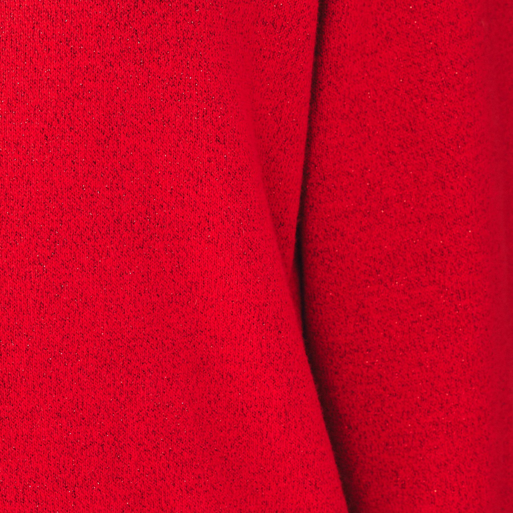 UNTITLED「【日本製/オンオフ使える】ラメ混パフスリーブプルオーバーニット」|ニット・セーター|