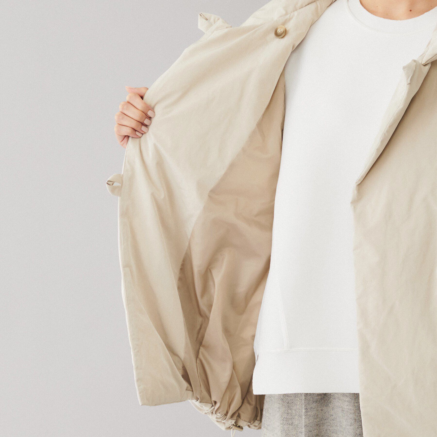 UNTITLED「【CHIGNON】スタンドカラーパフィーベスト」|ベスト・ジレ|