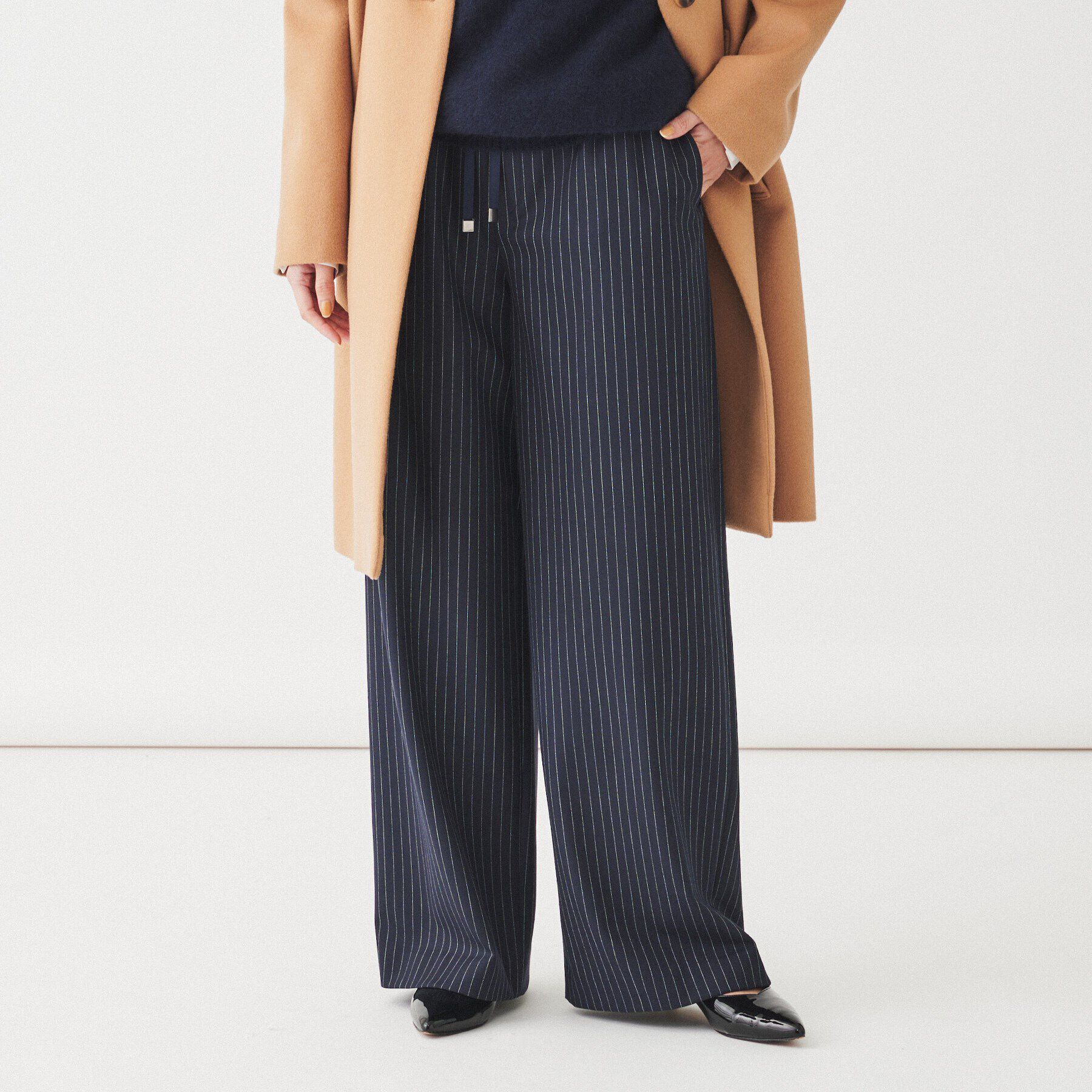 UNTITLED「【ウエストゴム/ワイド】ストライプイージーパンツ」|その他|