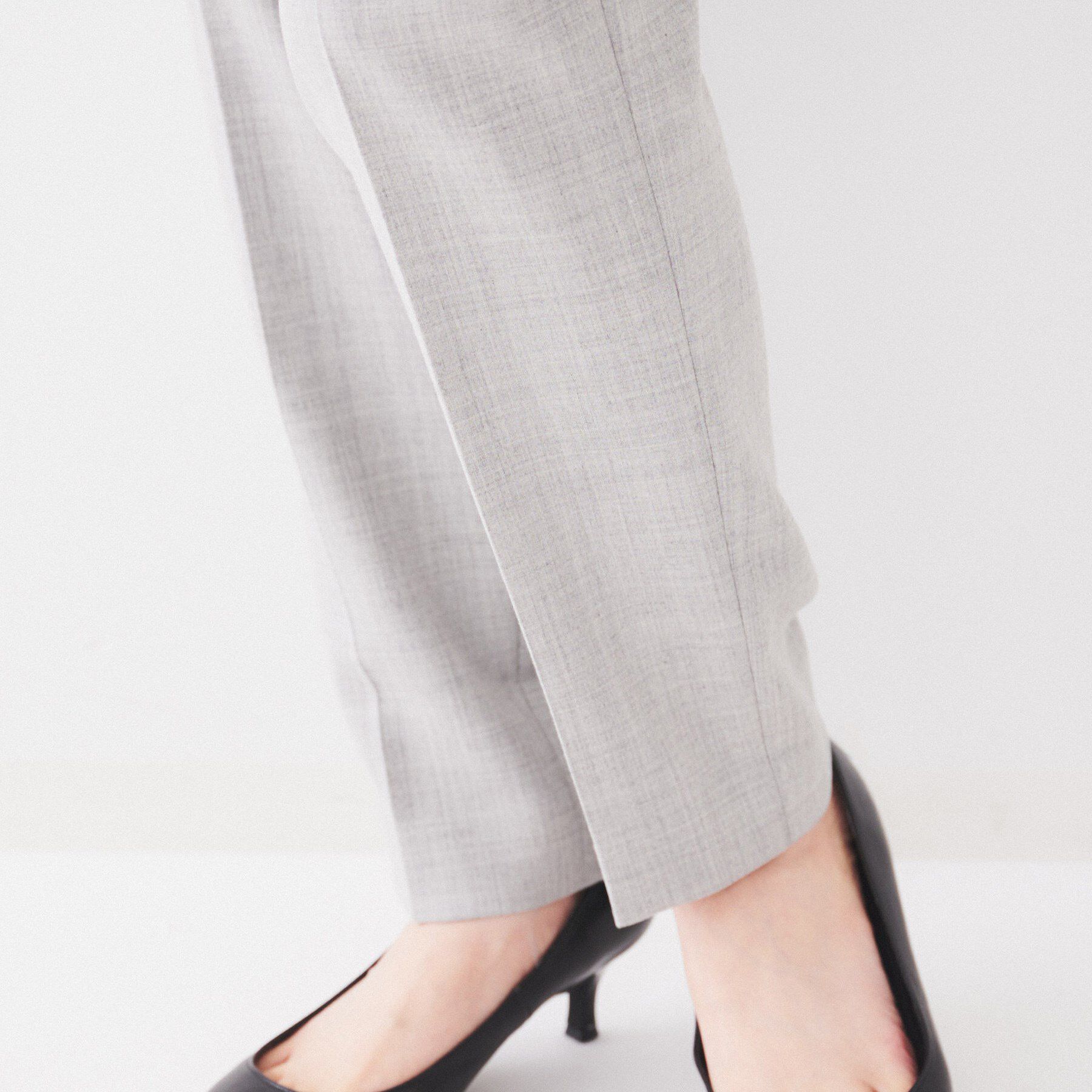 UNTITLED「【後ろウエストゴム/洗える】2WAYストレッチテーパードパンツ」|その他|