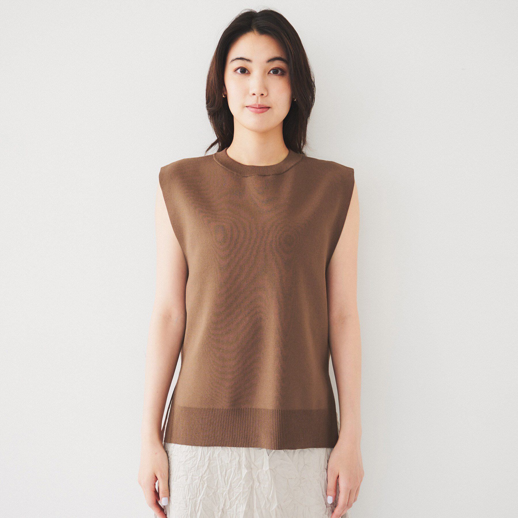 UNTITLED「【アンサンブル可能】ニットベスト」|ニット・セーター|