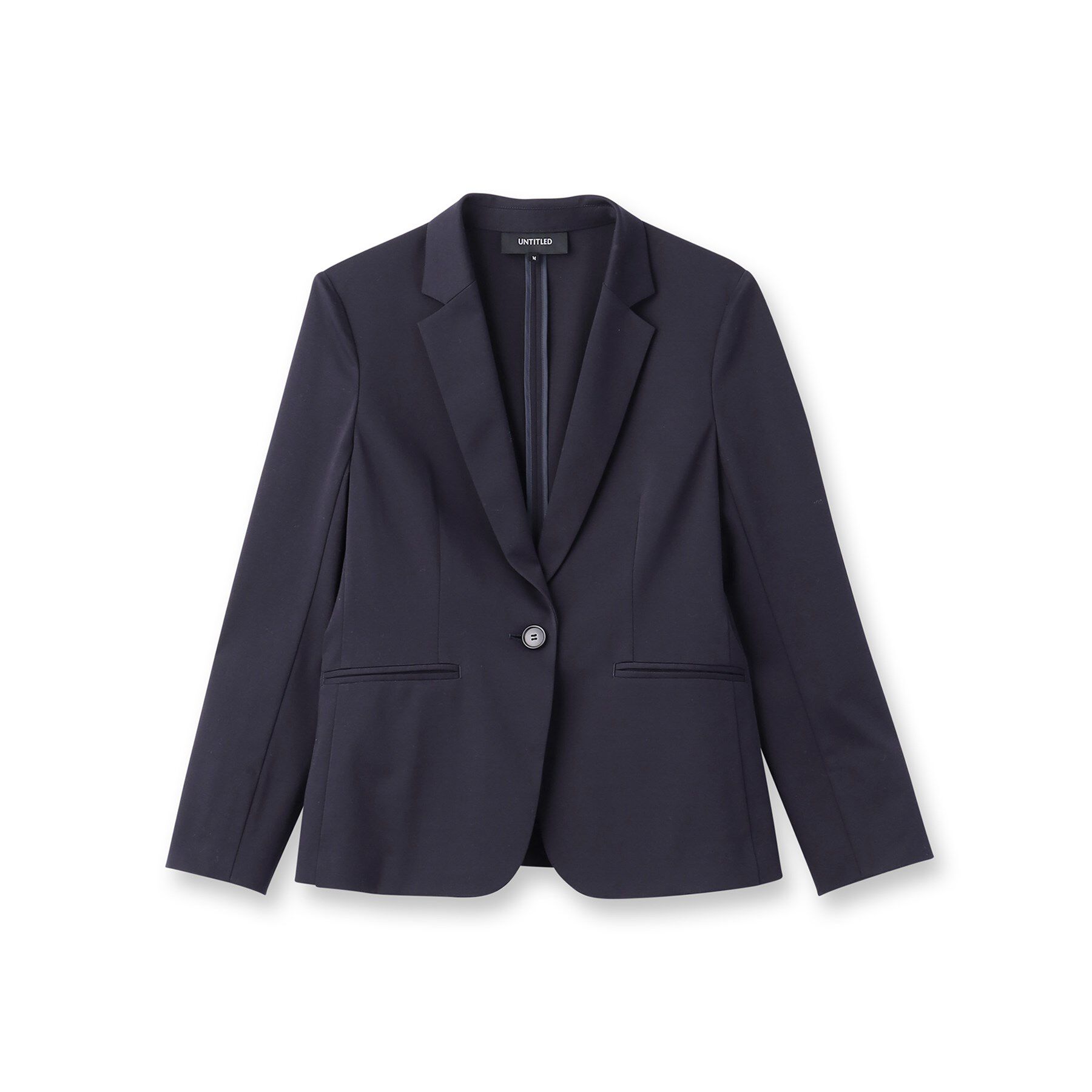 UNTITLED「【通勤スーツ】コットン混ジャージ テーラードジャケット」|テーラードジャケット|