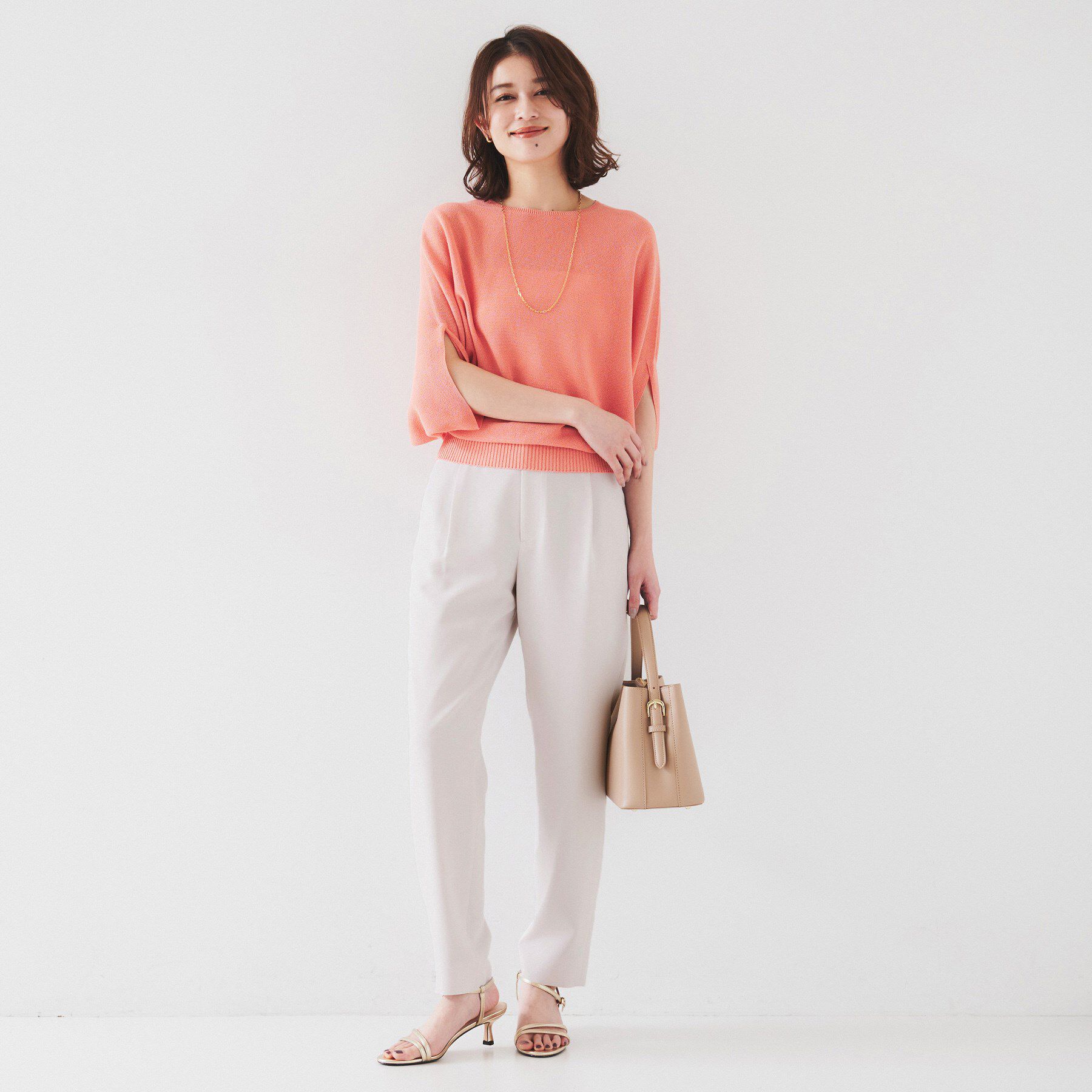 UNTITLED「【オンオフ/ストレッチ】ツイルテーパードパンツ」|その他|