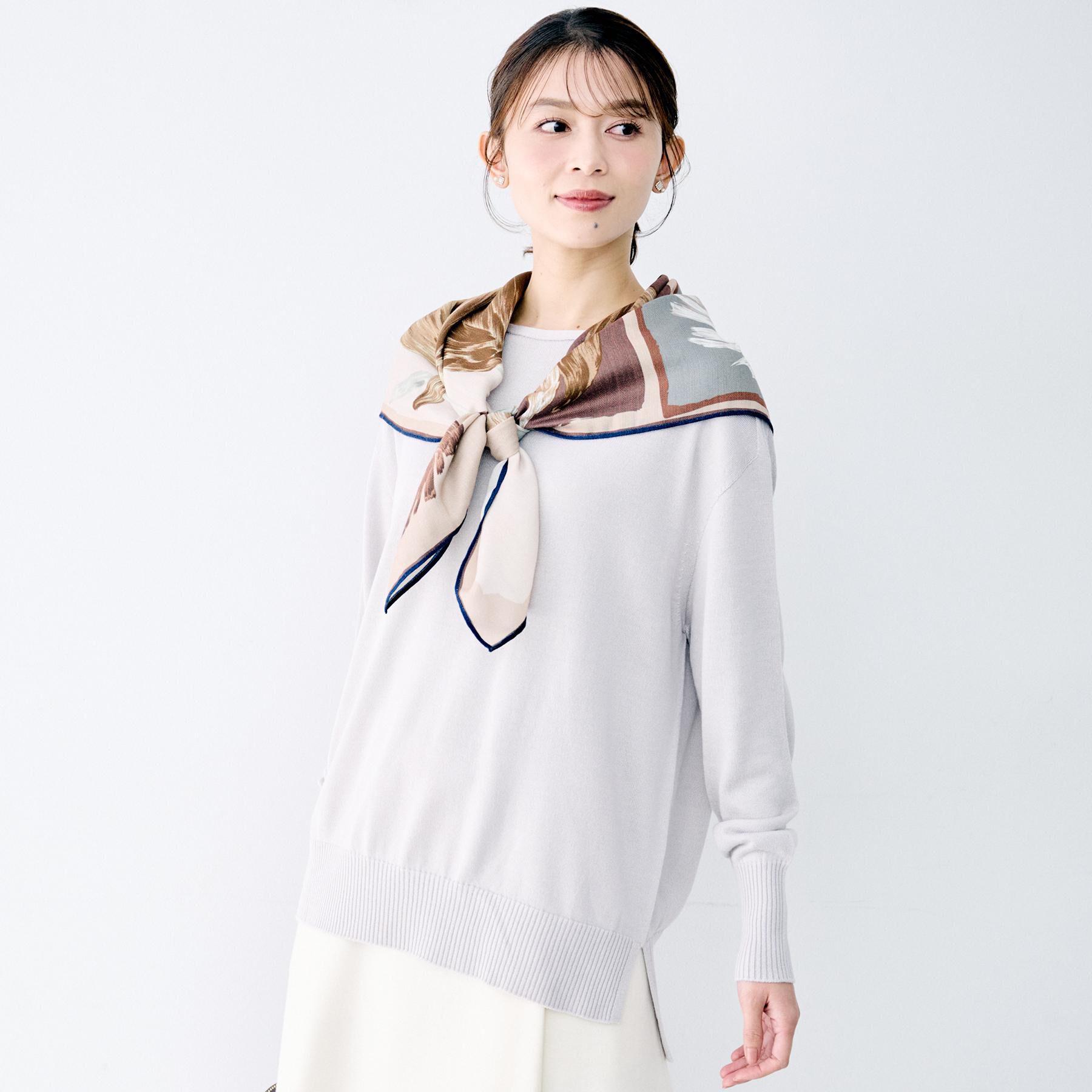 UNTITLED「【8色展開/体型カバー】魅せるタイムレスニット」|ニット・セーター|