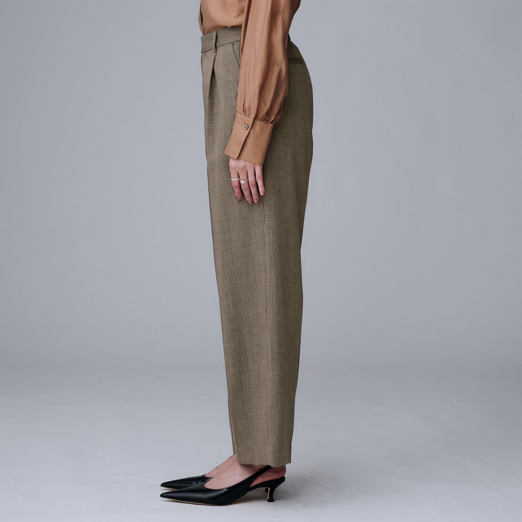 UNTITLED「【セットアップ可/洗える】ウールライク ワイドパンツ」|その他|