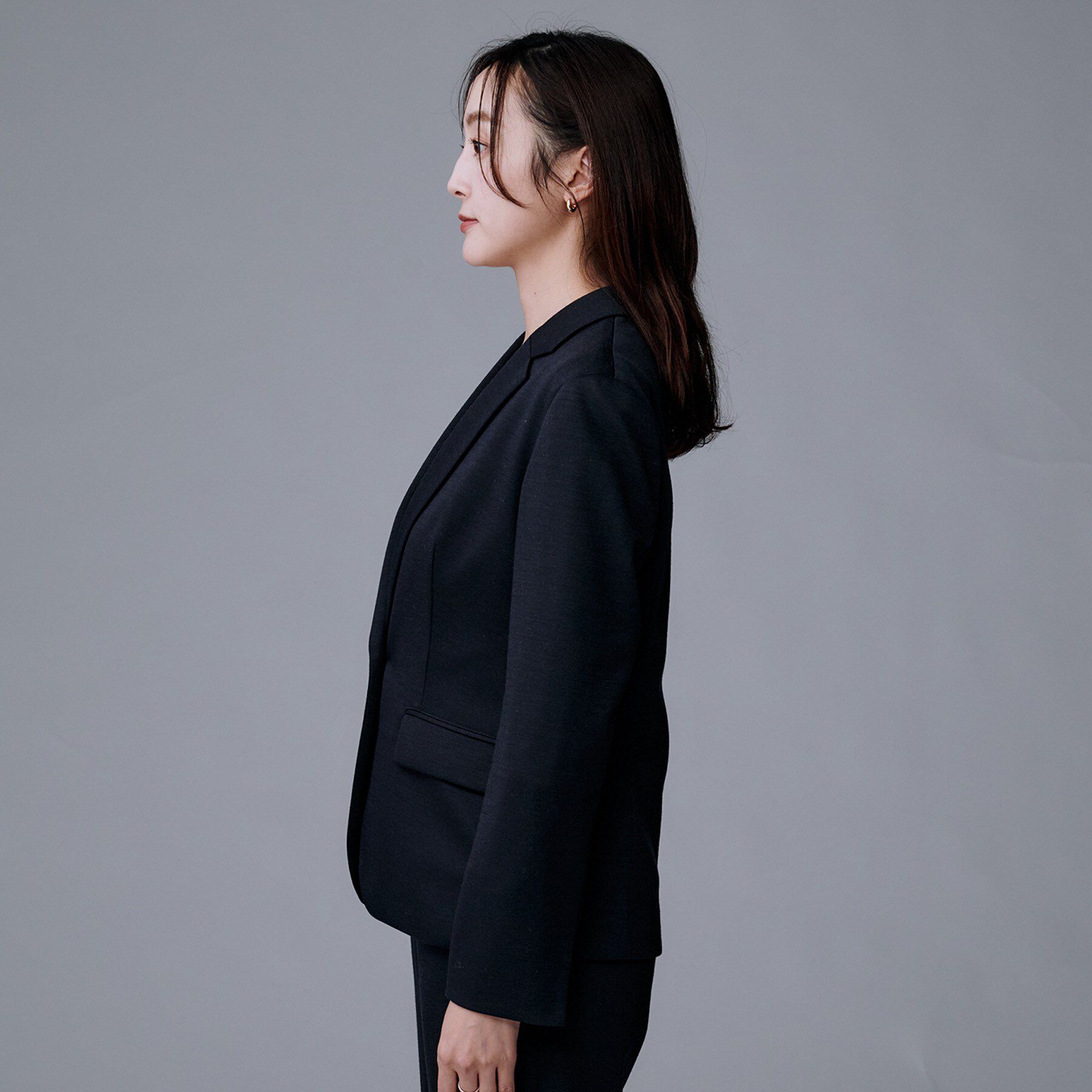 UNTITLED「【洗えるスーツ／ストレッチ】ウール混ジャージ テーラードジャケット」|テーラードジャケット|