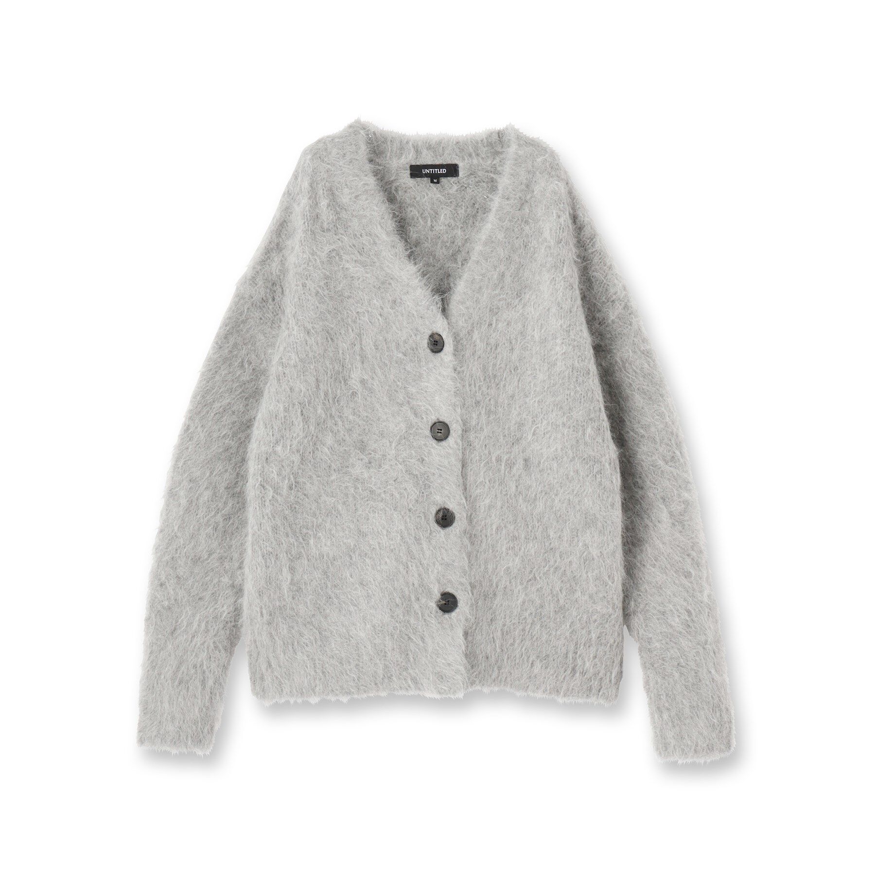 UNTITLED「【ゆったり/モヘヤニット】アルパカ混シャギー カーディガン」|カーディガン|