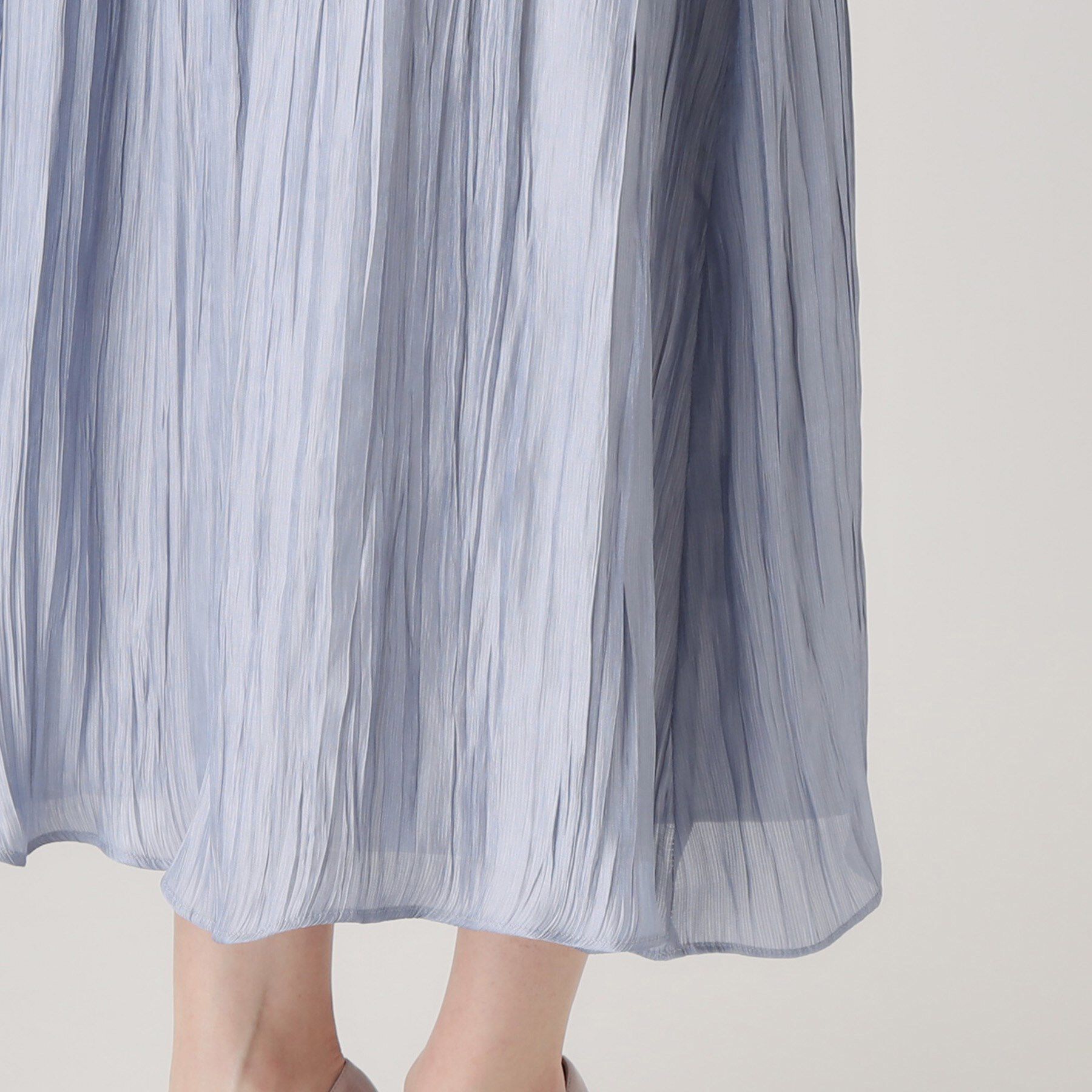 COUP DE CHANCE「【洗える／日本製／ウエストゴム】ランダムプリーツスカート」|スカート|