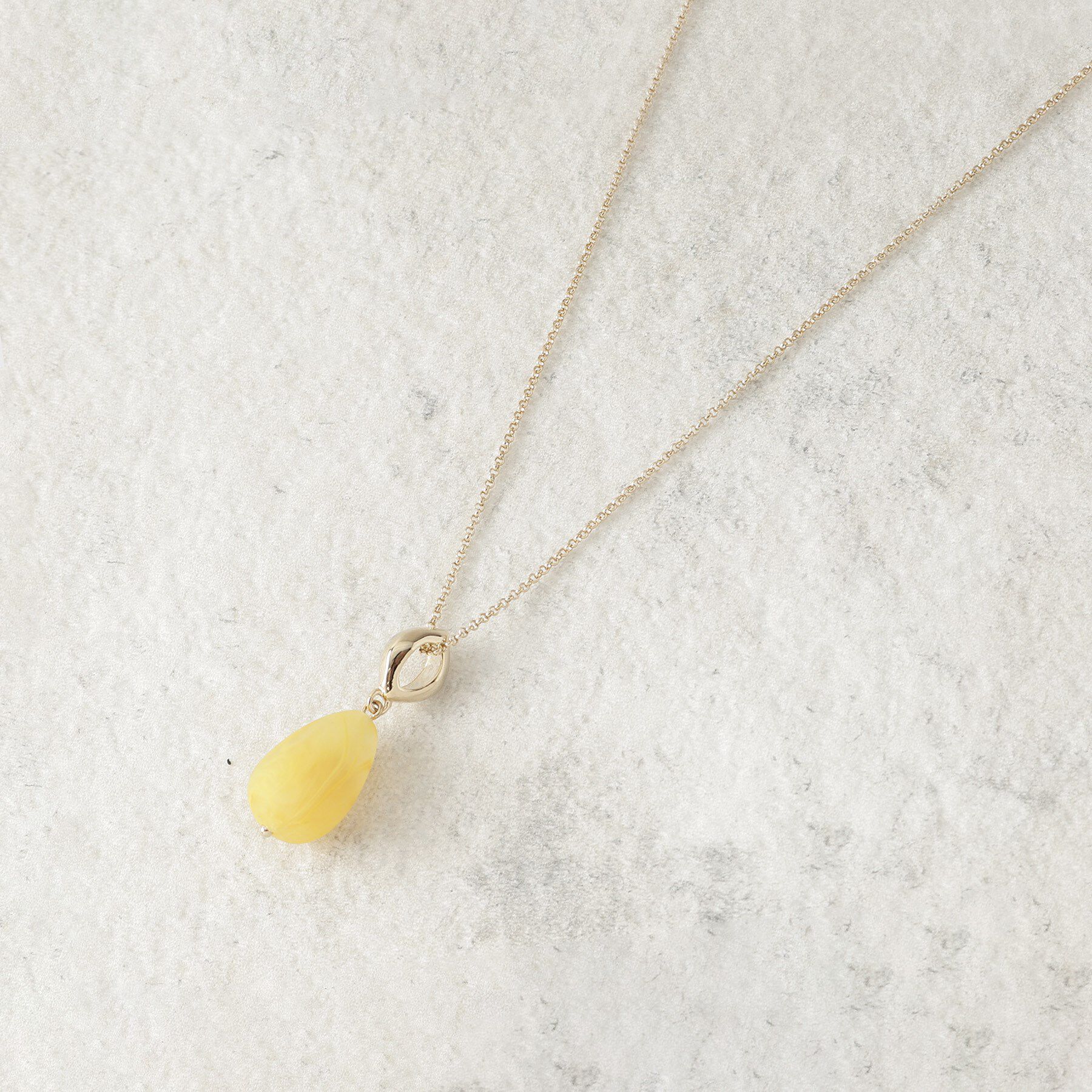 COUP DE CHANCE「ジェリーマーブル／スライド式で長さ調整／ワントップネックレス」|ネックレス|