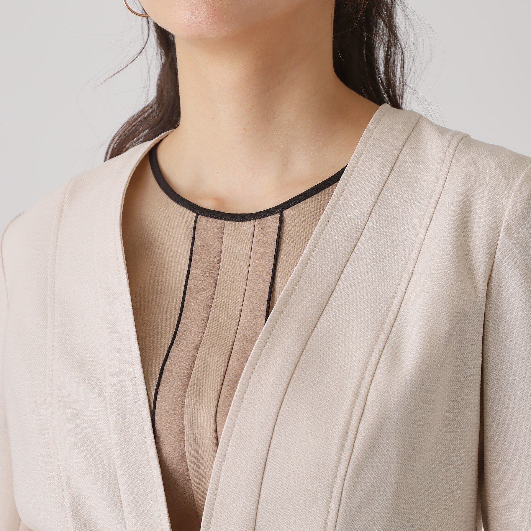 COUP DE CHANCE「【手洗い可／日本製】ノーカラージャケット」|ノーカラージャケット|