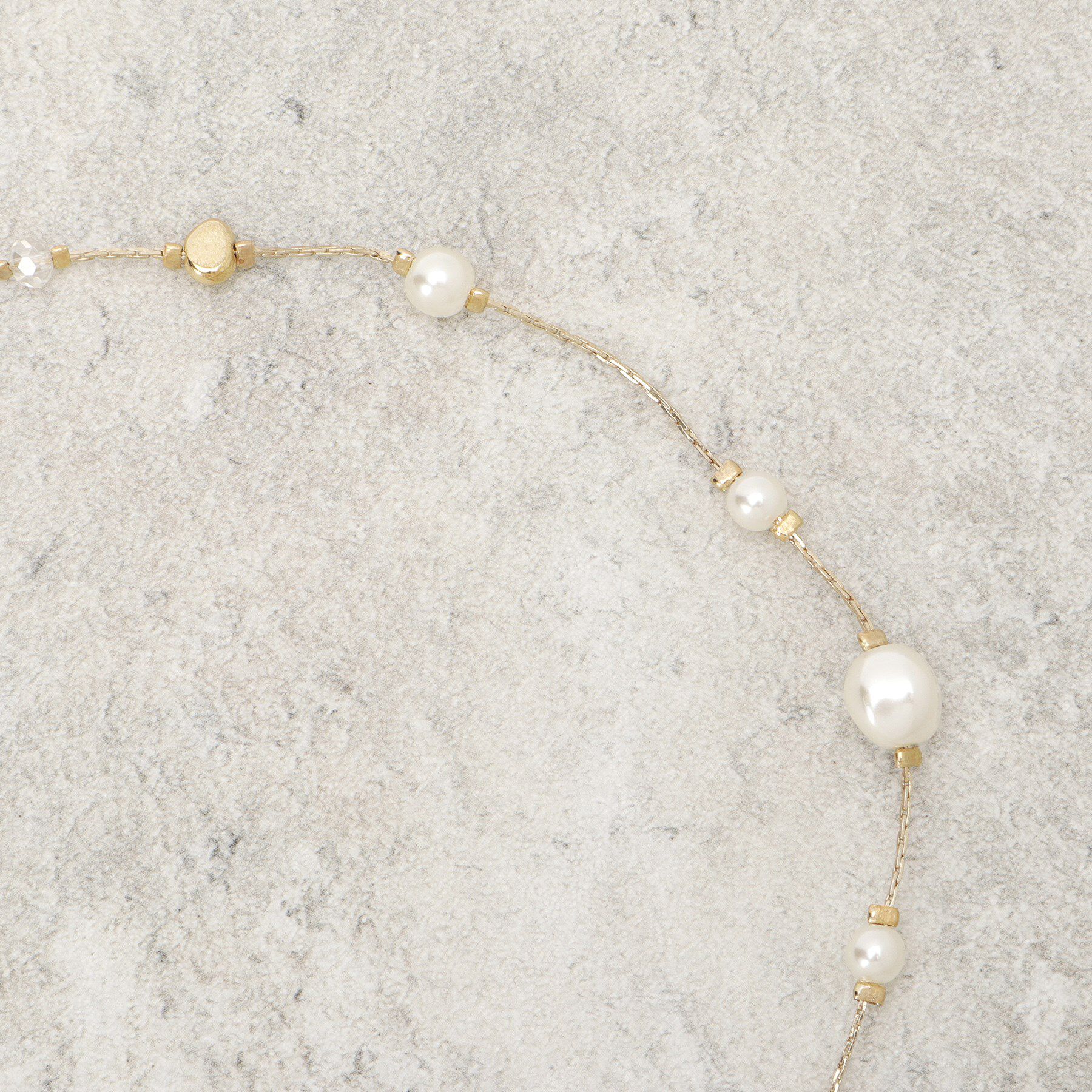 COUP DE CHANCE「スパークルフェイクパール【2WAY使用／パール風】」|ネックレス|