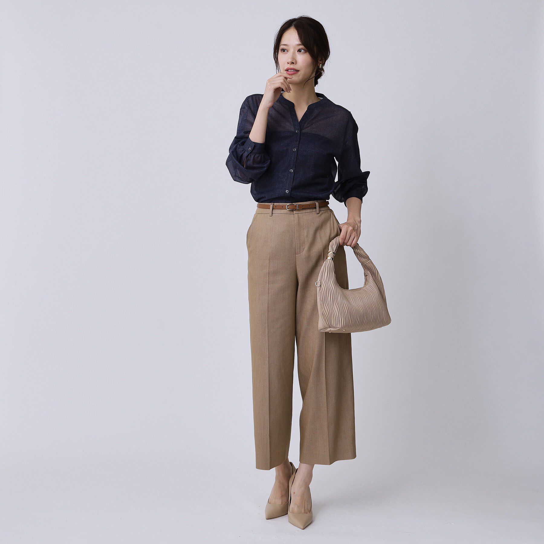 COUP DE CHANCE「【手洗い可】シアーブラウス」|シャツ・ブラウス|