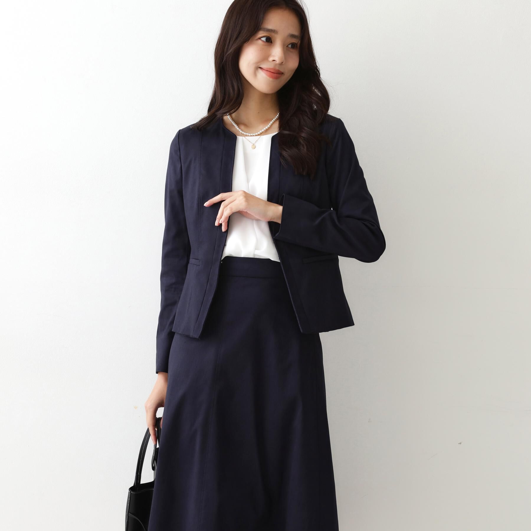 COUP DE CHANCE「【手洗い可／日本製】スェード調ノーカラージャケット」|ノーカラージャケット|