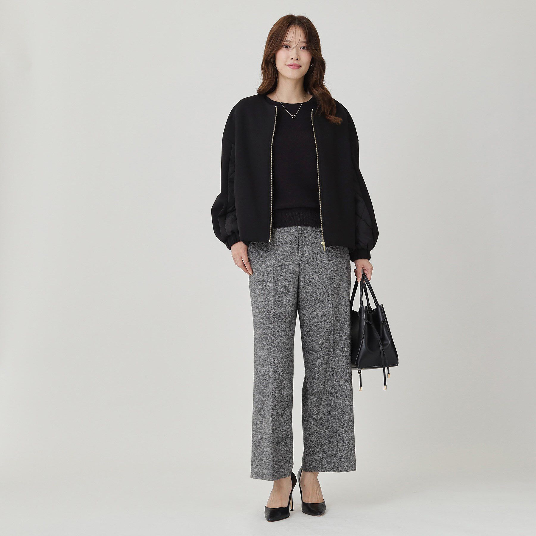 COUP DE CHANCE「【軽羽織】中綿キルティングブルゾン」|ブルゾン・スタジャン|